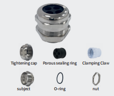 Porous cable waterproof joint