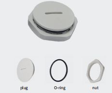 Nylon blind cap