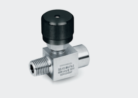 Integral valve cap rod needle valve
