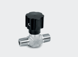 Non rotating stem needle valve